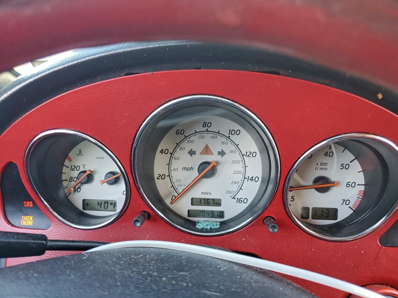 2001 Mercedes-benz Slk 230 Kompressor Silver vin: WDBKK49F41F176211