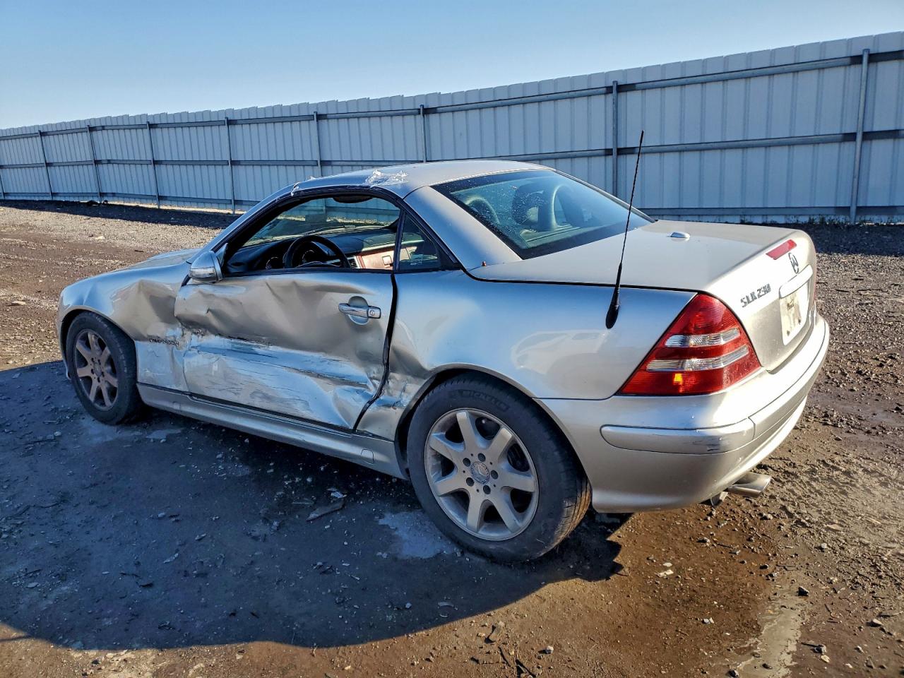 2001 Mercedes-benz Slk 230 Kompressor Silver vin: WDBKK49F41F176211