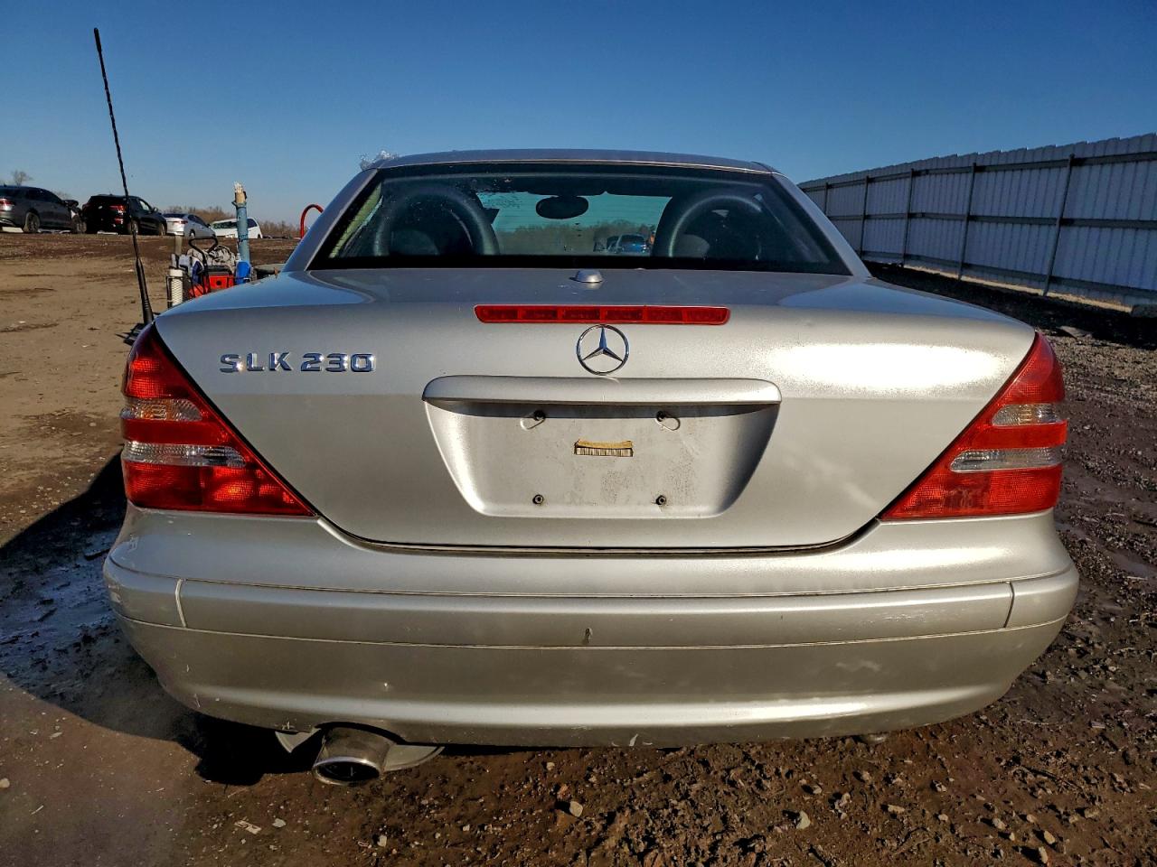 2001 Mercedes-benz Slk 230 Kompressor Silver vin: WDBKK49F41F176211