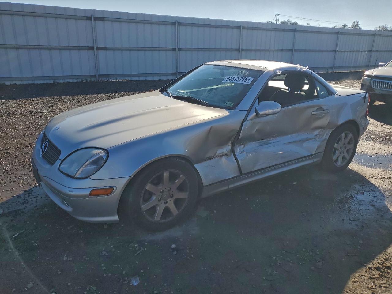 2001 Mercedes-benz Slk 230 Kompressor Silver vin: WDBKK49F41F176211