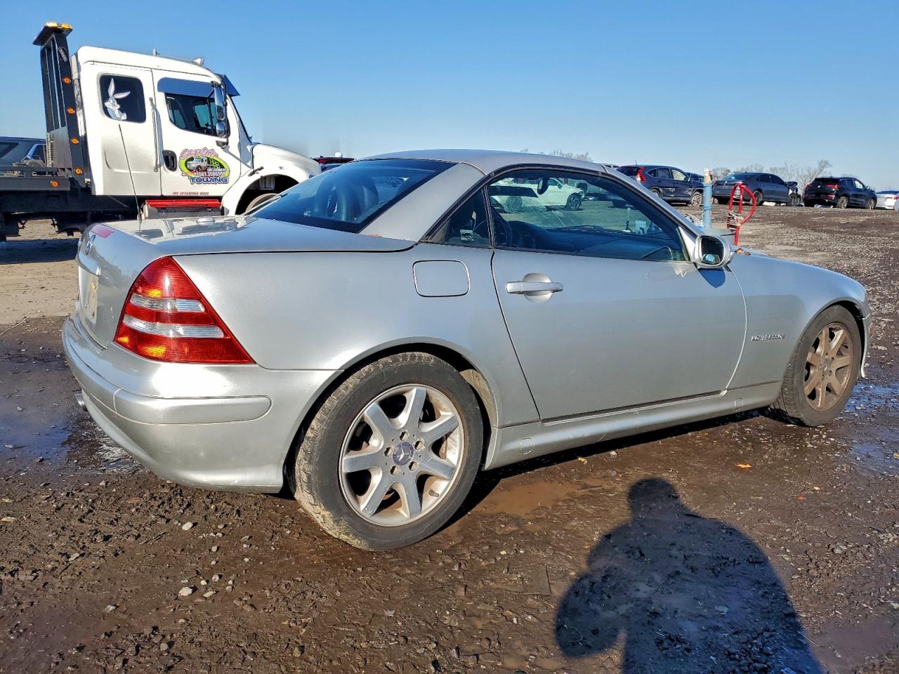 2001 Mercedes-benz Slk 230 Kompressor Silver vin: WDBKK49F41F176211