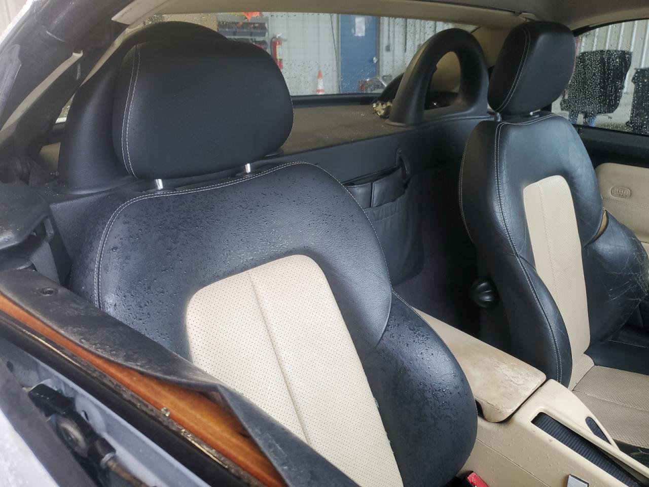 2001 Mercedes-benz Slk 230 Kompressor White vin: WDBKK49F41F184745
