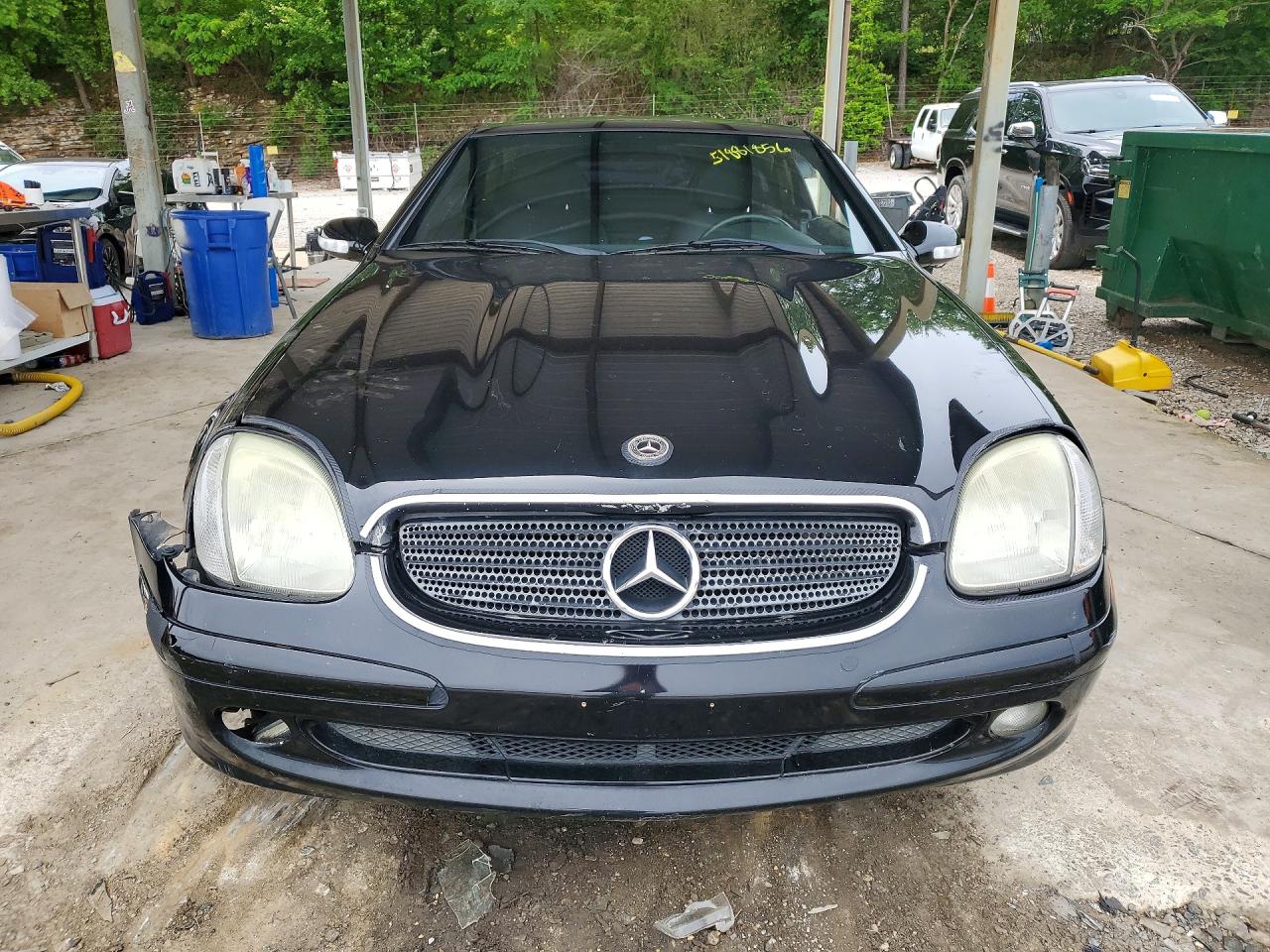 2001 Mercedes-benz Slk 230 Kompressor Черный vin: WDBKK49F41F212687