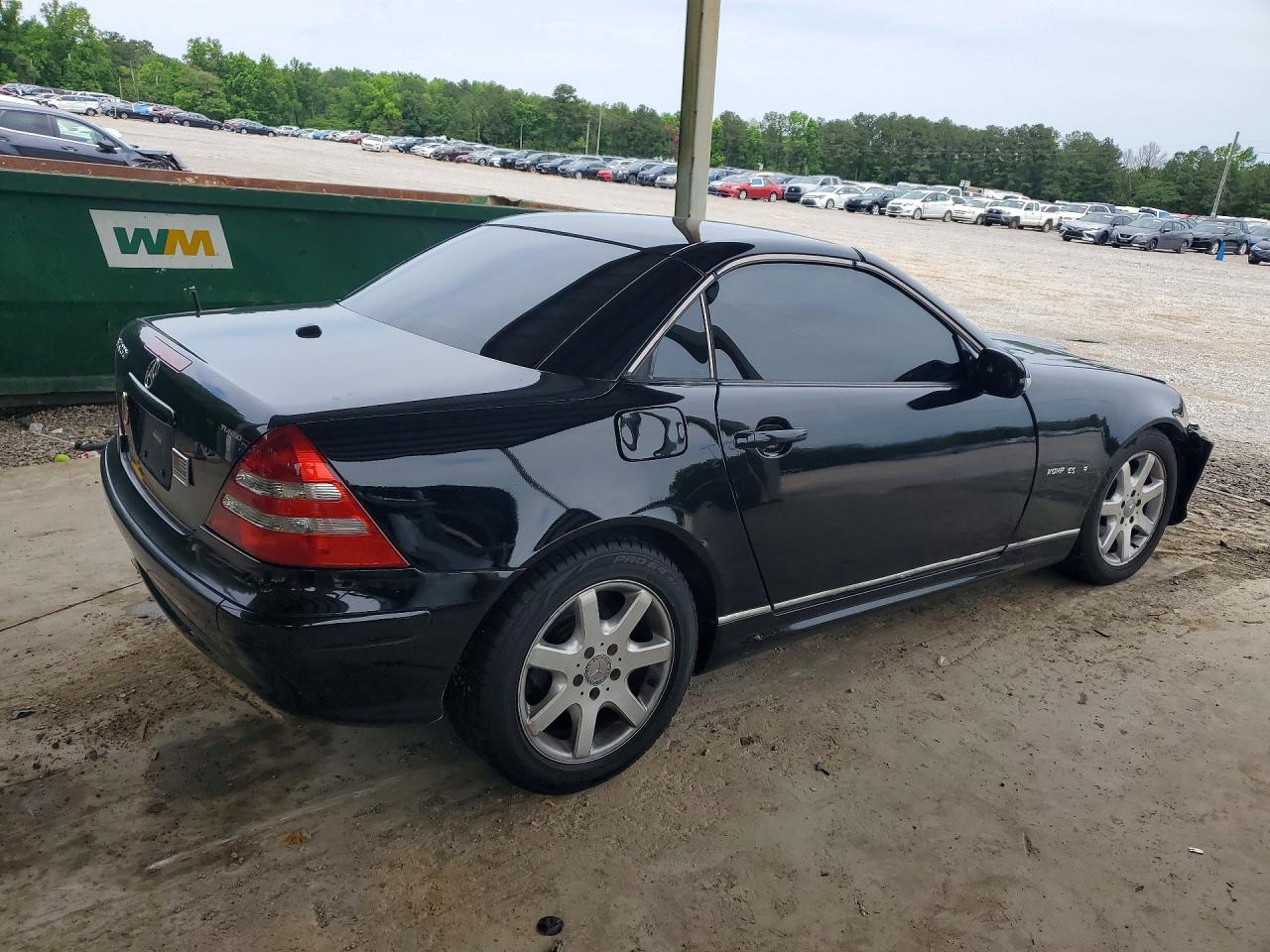 2001 Mercedes-benz Slk 230 Kompressor Черный vin: WDBKK49F41F212687