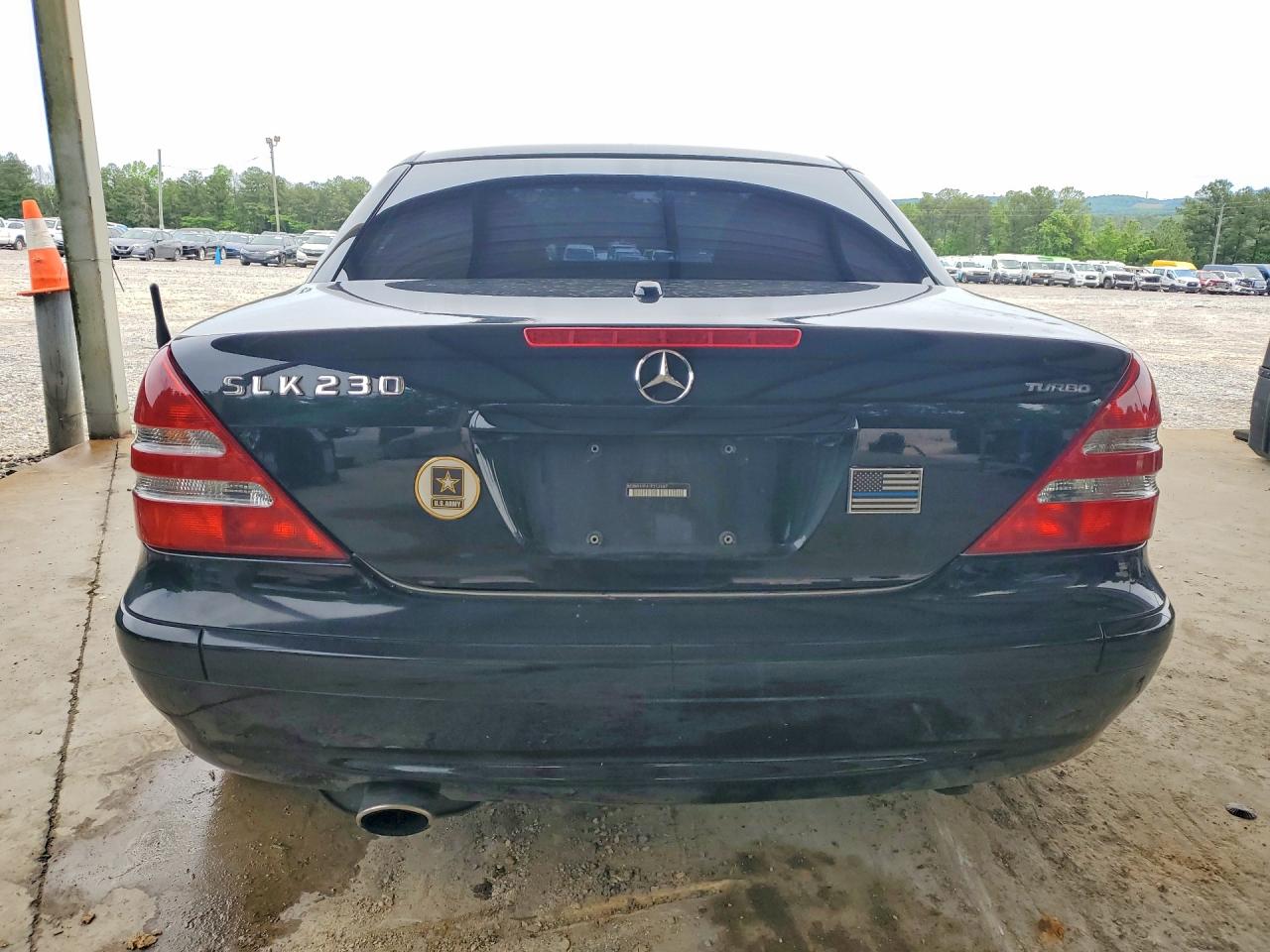 2001 Mercedes-benz Slk 230 Kompressor Черный vin: WDBKK49F41F212687