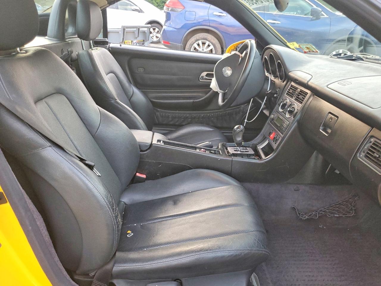 2001 Mercedes-benz Slk 230 Kompressor Yellow vin: WDBKK49F51F189226