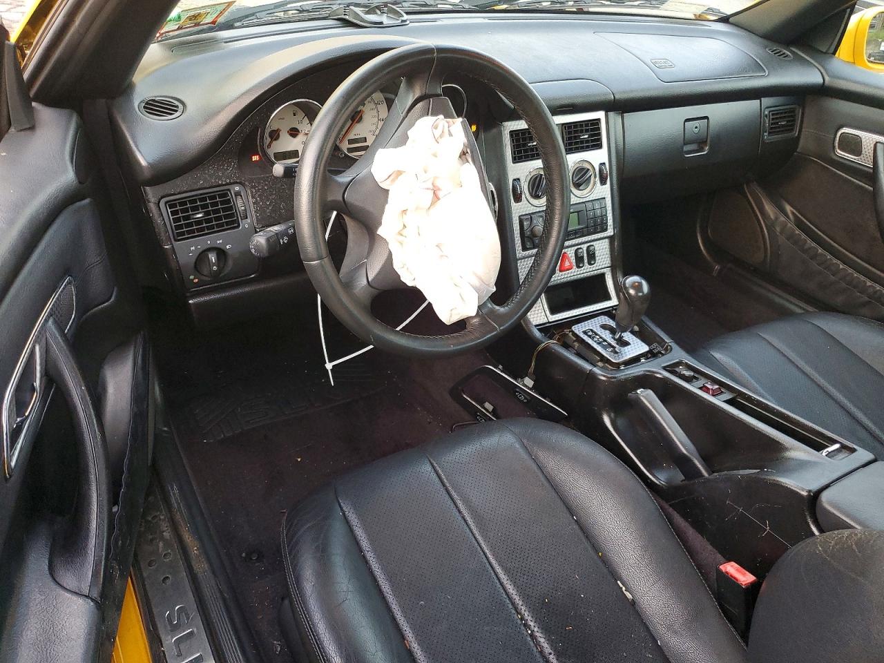 2001 Mercedes-benz Slk 230 Kompressor Yellow vin: WDBKK49F51F189226