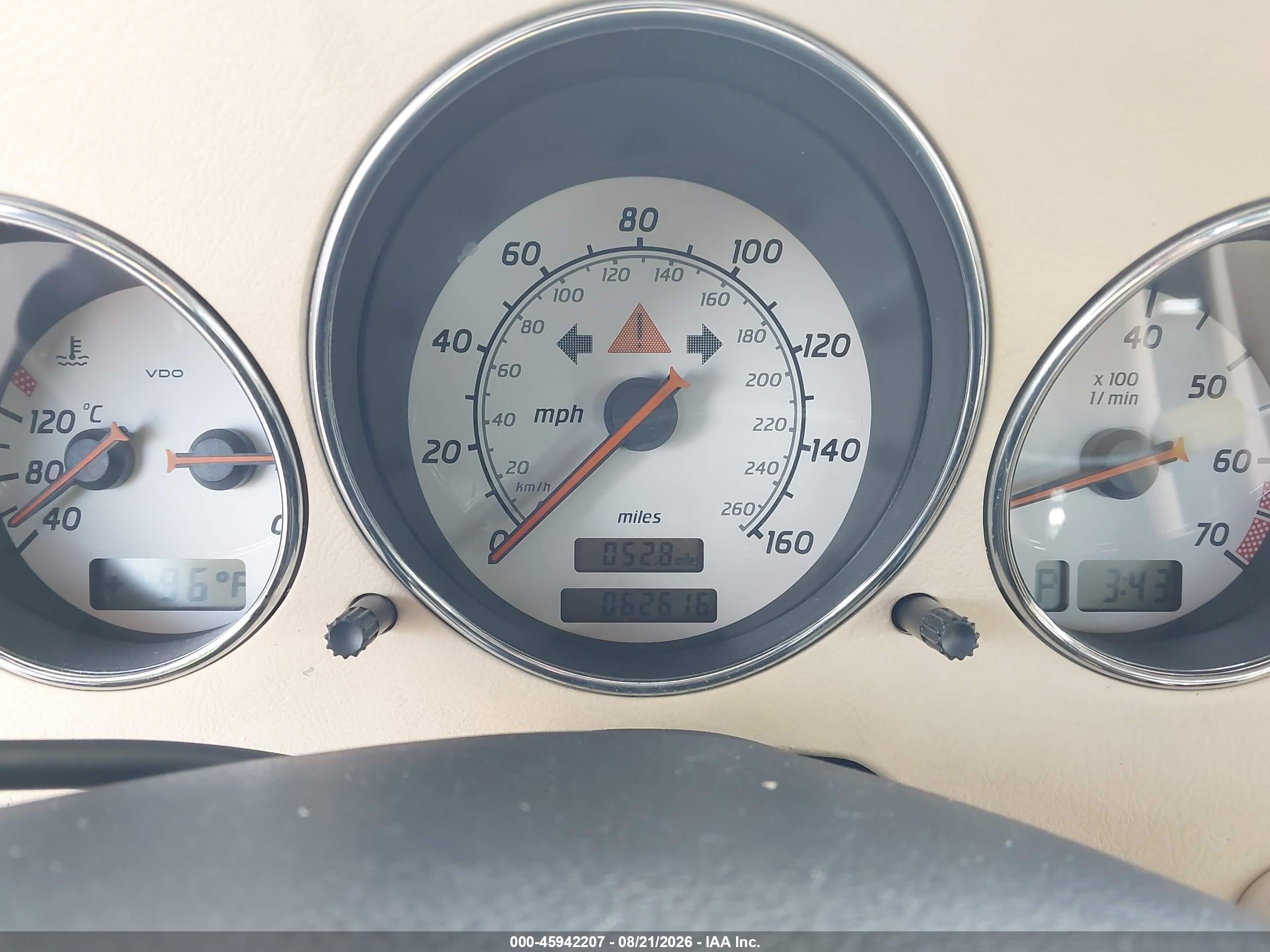 2004 Mercedes-benz Slk 230 Kompressor White vin: WDBKK49F54F300586