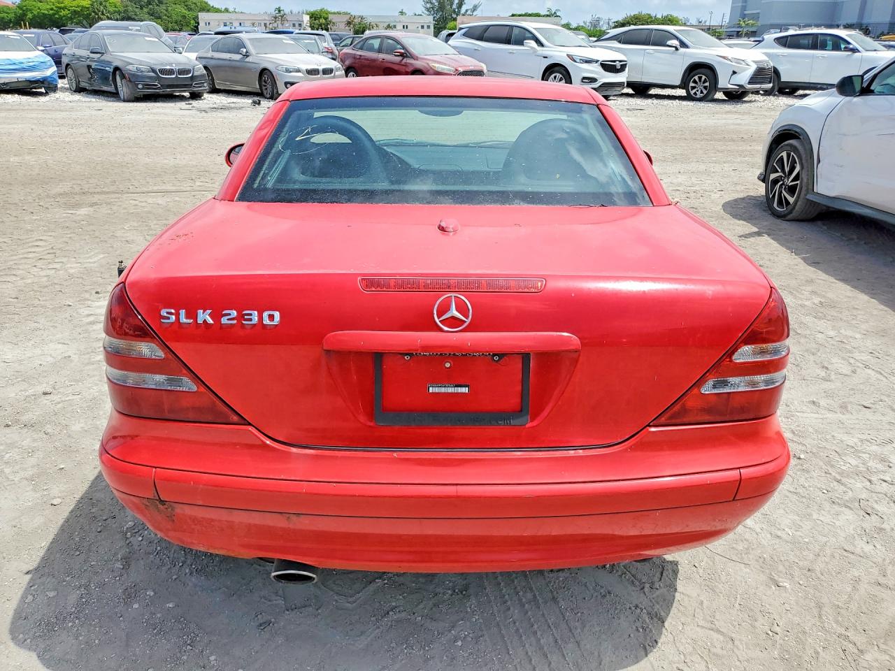 2004 Mercedes-benz Slk 230 Kompressor Red vin: WDBKK49F54F305447