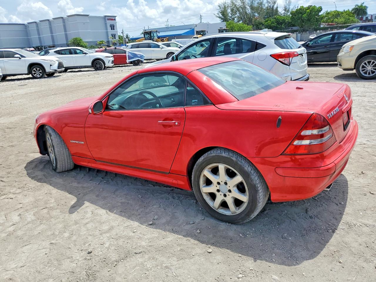 2004 Mercedes-benz Slk 230 Kompressor Red vin: WDBKK49F54F305447