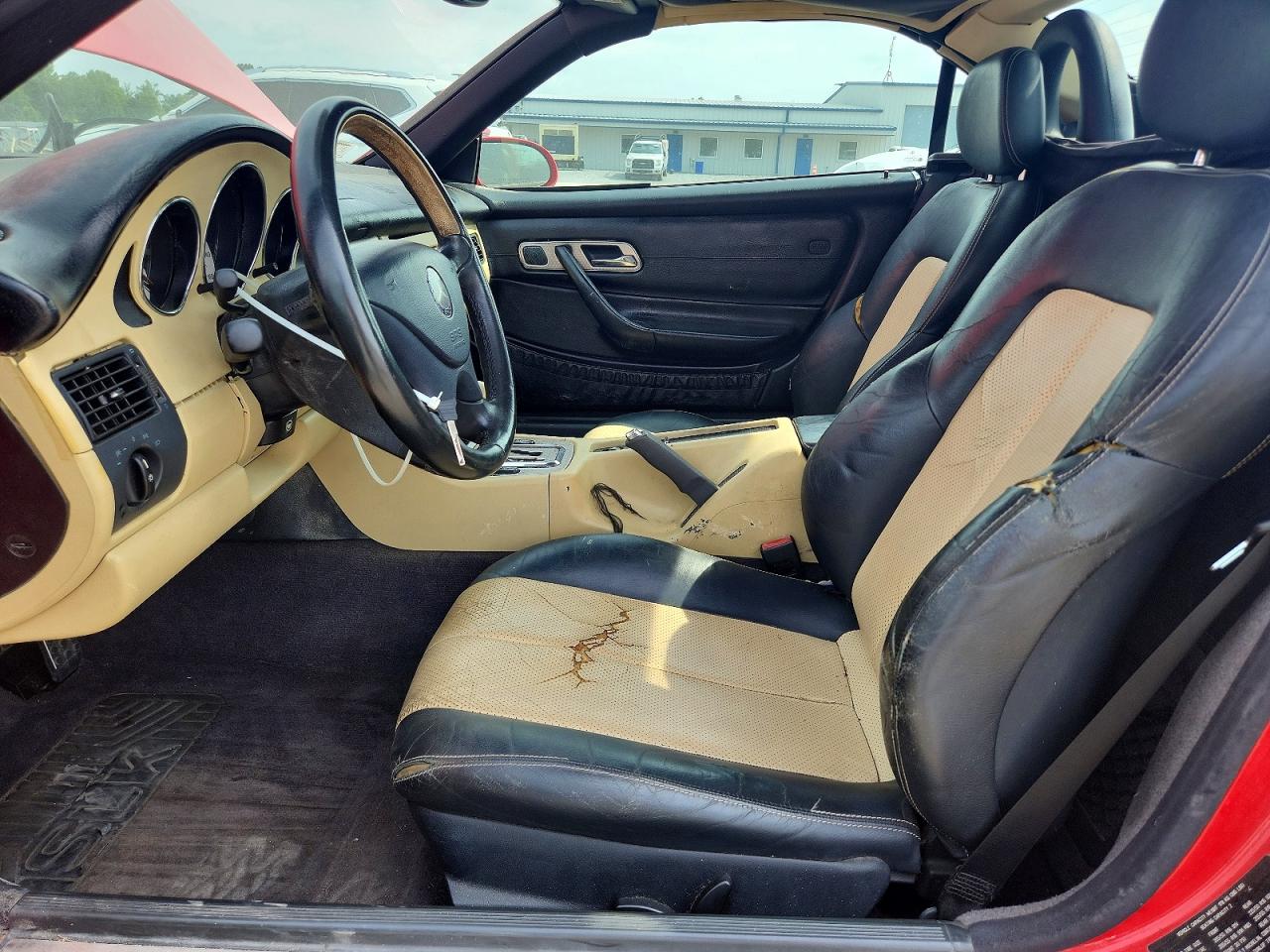 2001 Mercedes-benz Slk 230 Kompressor Red vin: WDBKK49F61F187467