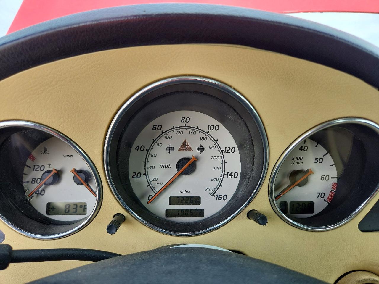 2001 Mercedes-benz Slk 230 Kompressor Red vin: WDBKK49F61F187467