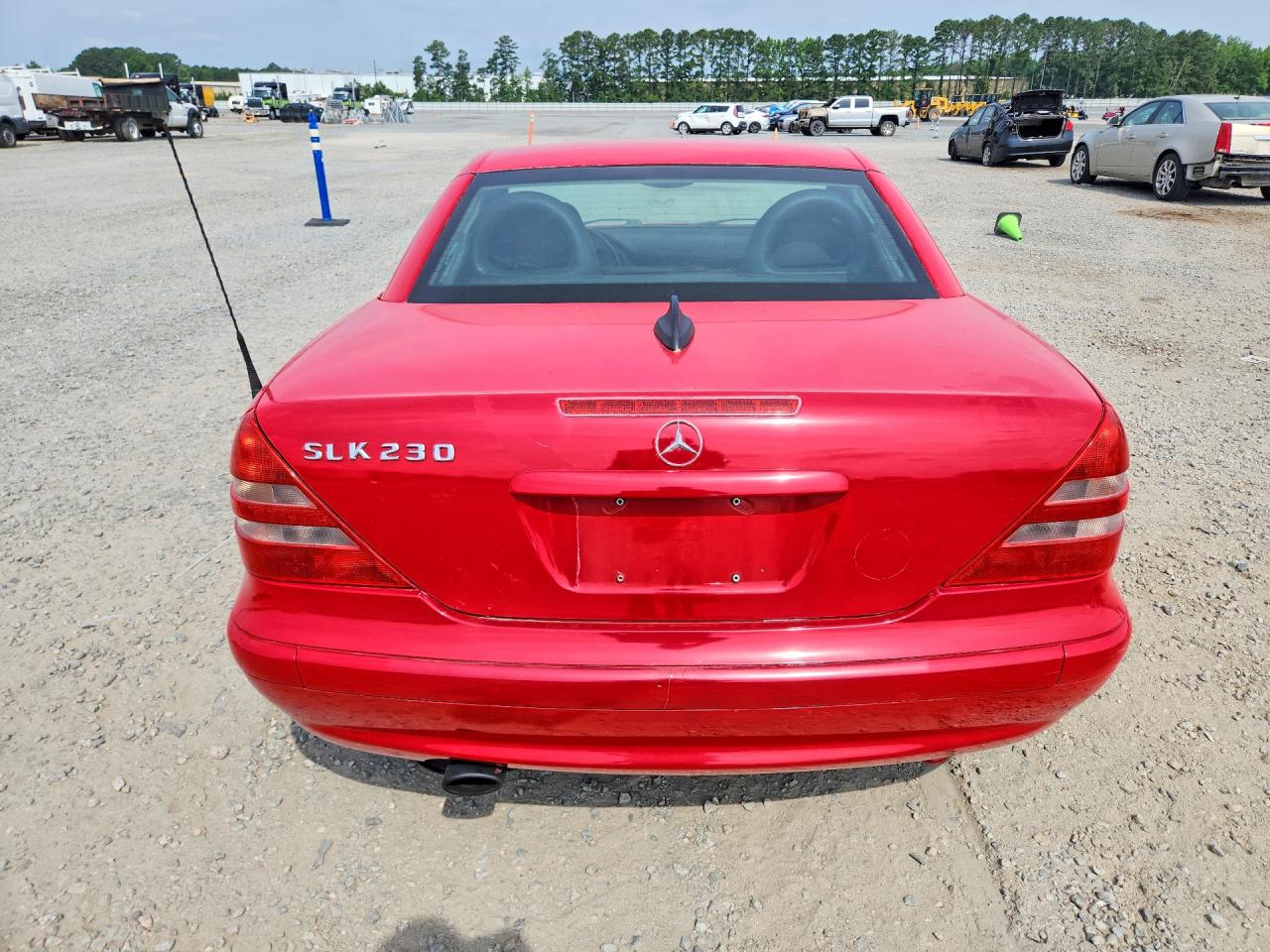 2001 Mercedes-benz Slk 230 Kompressor Red vin: WDBKK49F61F187467