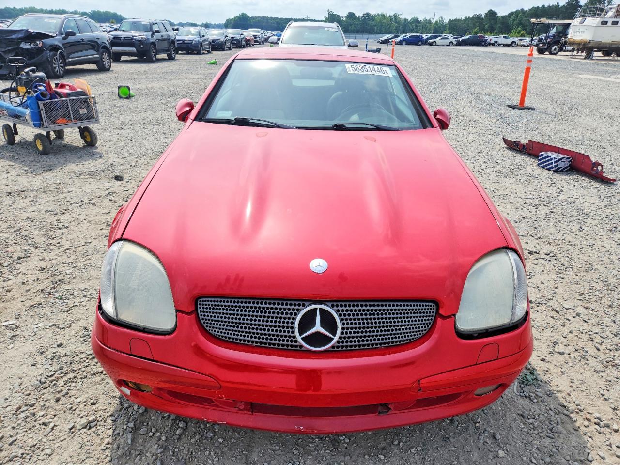 2001 Mercedes-benz Slk 230 Kompressor Red vin: WDBKK49F61F187467