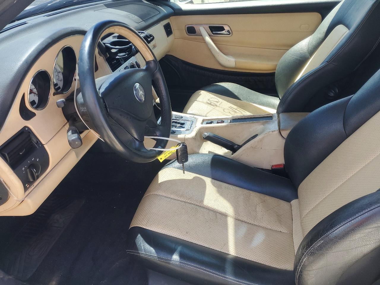 2001 Mercedes-benz Slk 230 Kompressor White vin: WDBKK49F61F189493