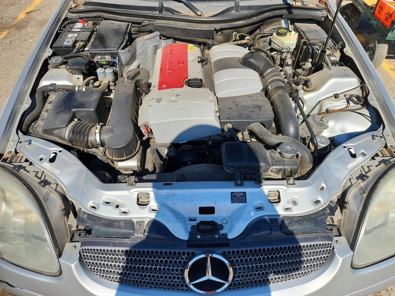 2001 Mercedes-benz Slk 230 Kompressor Gray vin: WDBKK49F61F197996