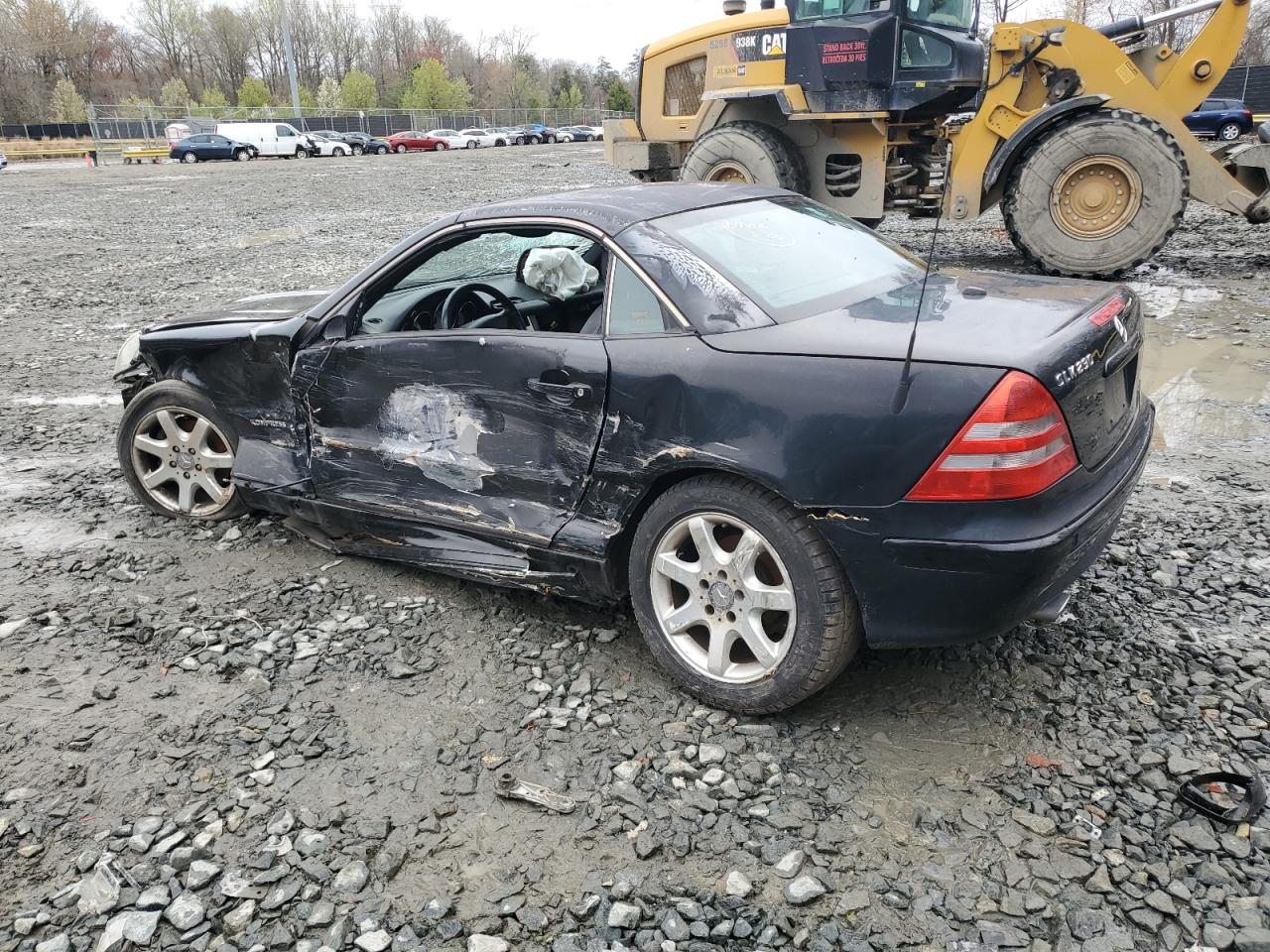 2001 Mercedes-benz Slk 230 Kompressor Black vin: WDBKK49F61F221150