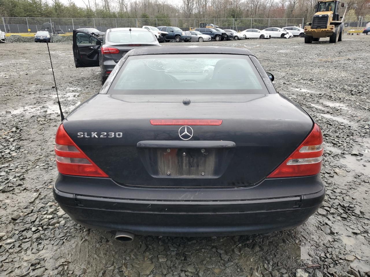 2001 Mercedes-benz Slk 230 Kompressor Black vin: WDBKK49F61F221150