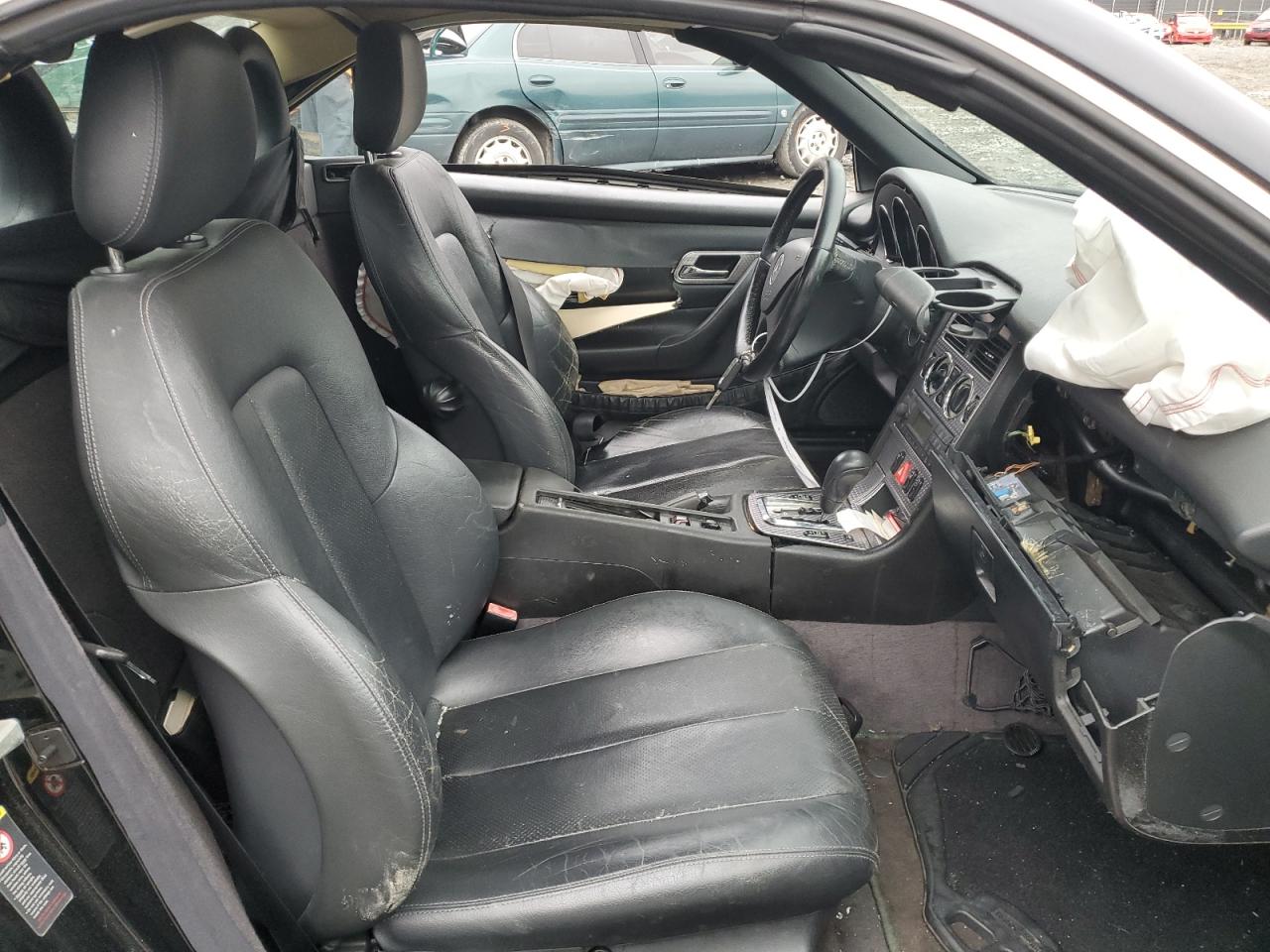 2001 Mercedes-benz Slk 230 Kompressor Black vin: WDBKK49F61F221150