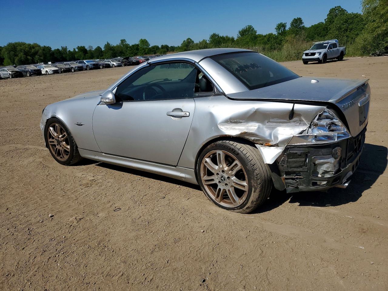 2004 Mercedes-benz Slk 230 Kompressor Silver vin: WDBKK49F64F307580