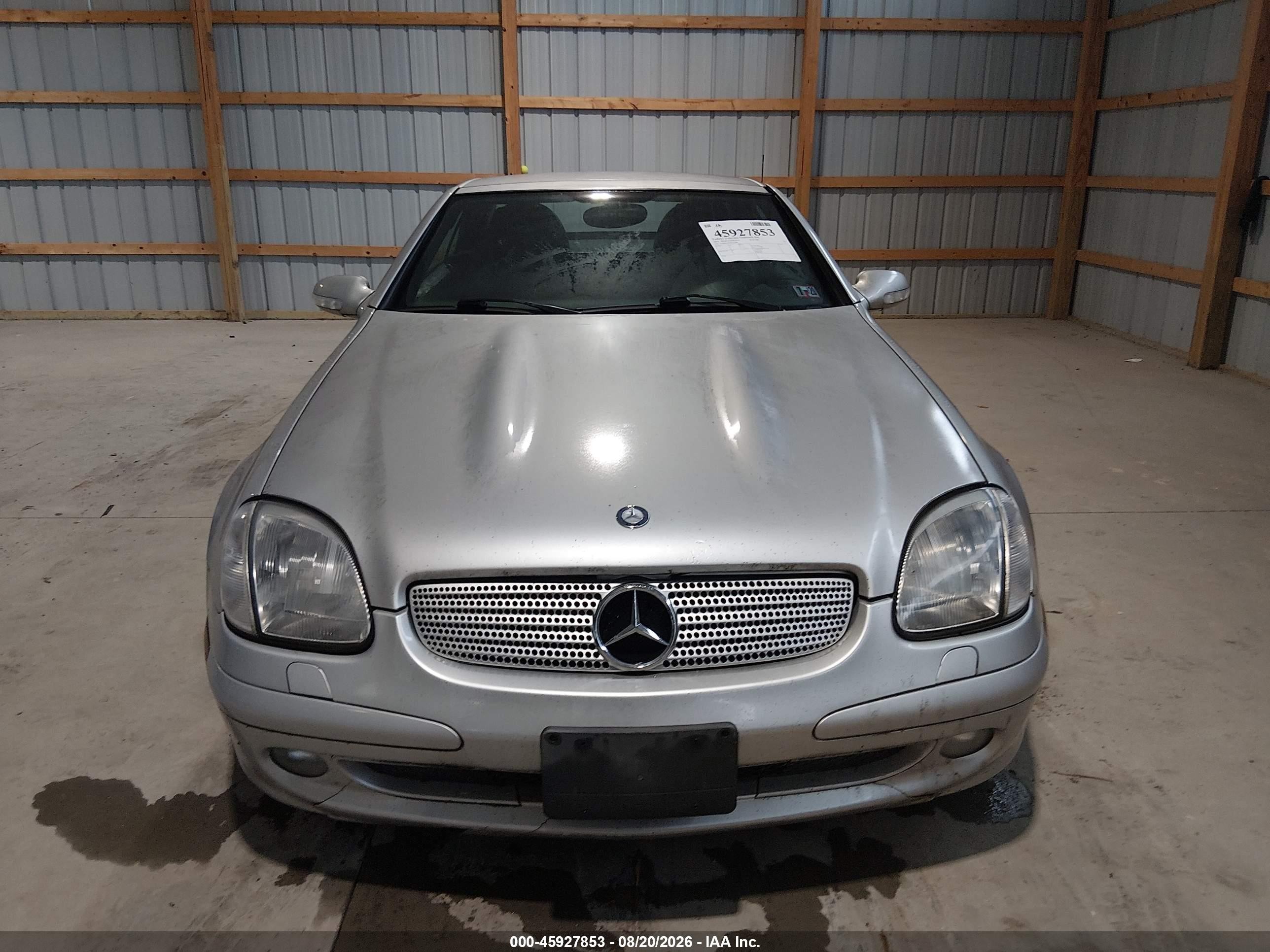 2004 Mercedes-benz Slk 230 Kompressor Серебряный vin: WDBKK49F64F311404