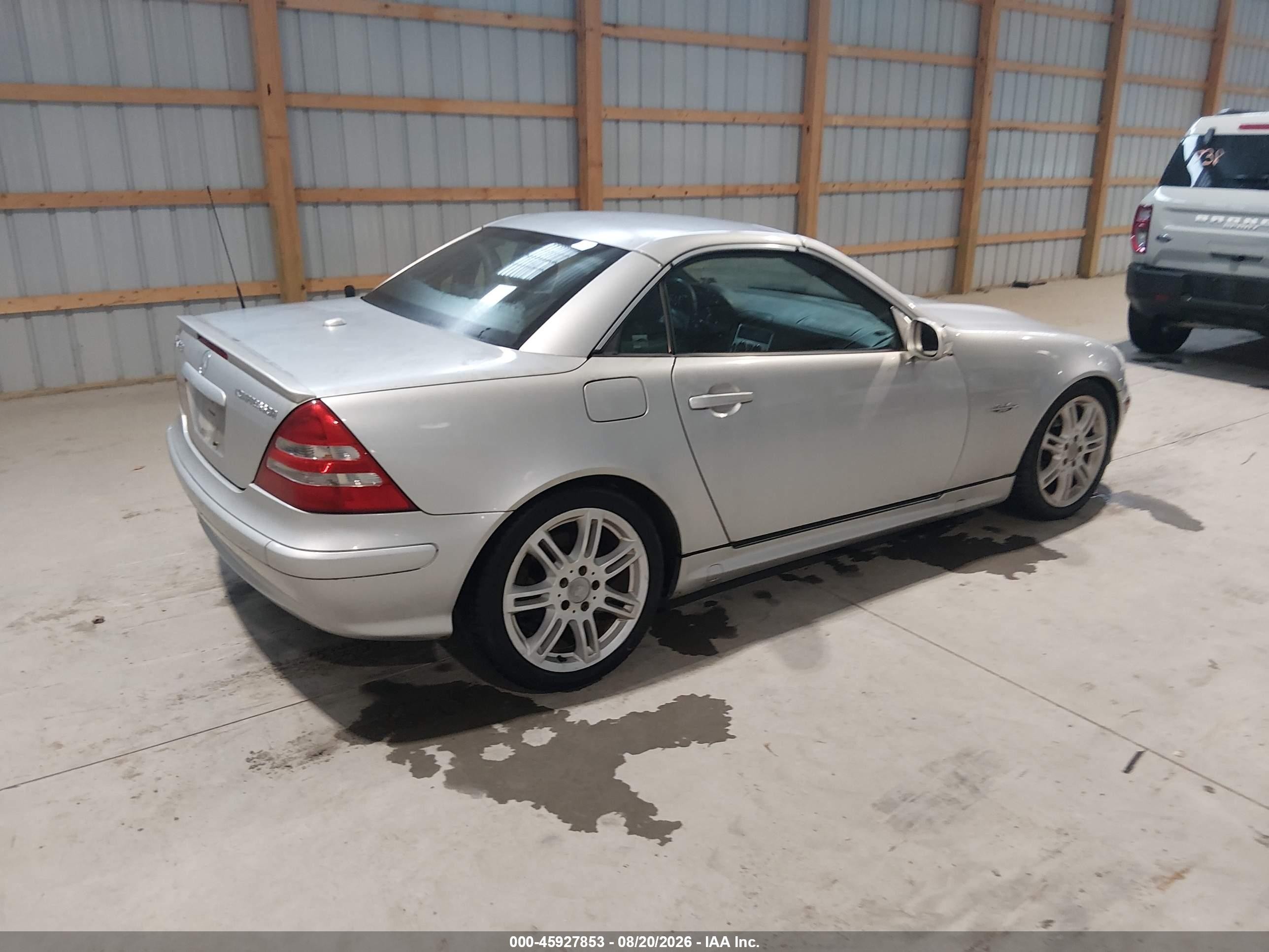 2004 Mercedes-benz Slk 230 Kompressor Серебряный vin: WDBKK49F64F311404