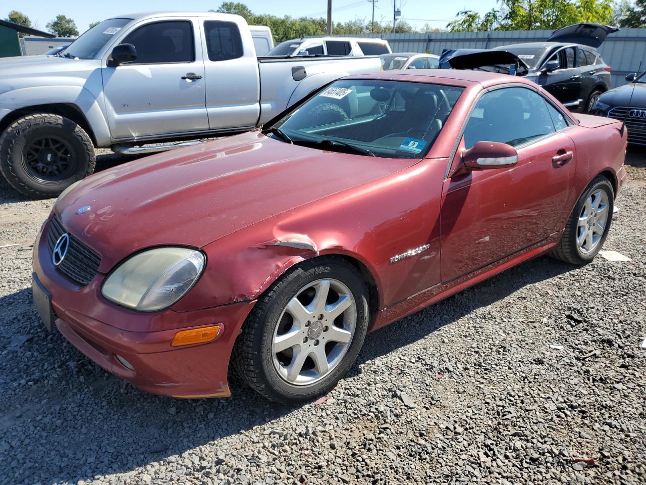 2001 Mercedes-benz Slk 230 Kompressor Red vin: WDBKK49F71F188997