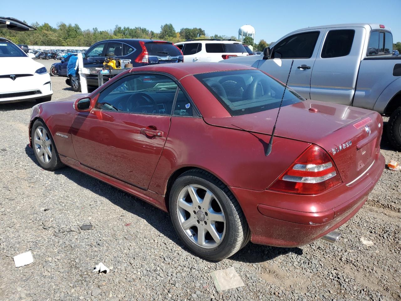 2001 Mercedes-benz Slk 230 Kompressor Red vin: WDBKK49F71F188997