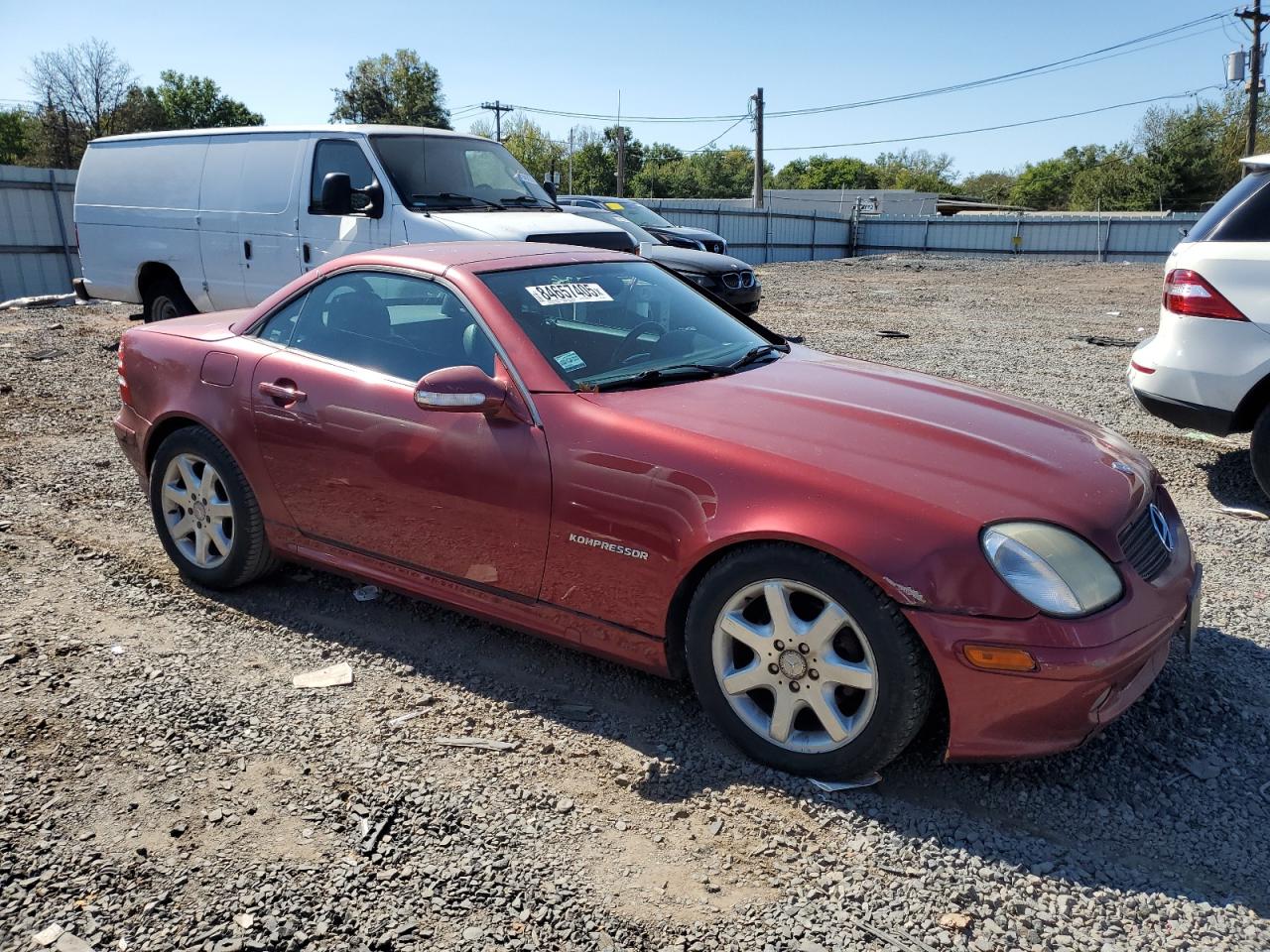 2001 Mercedes-benz Slk 230 Kompressor Red vin: WDBKK49F71F188997