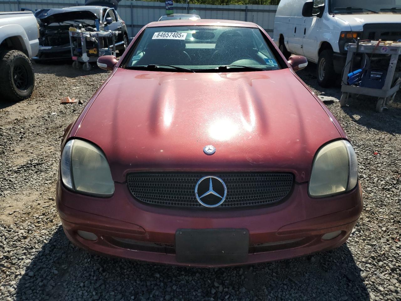 2001 Mercedes-benz Slk 230 Kompressor Red vin: WDBKK49F71F188997