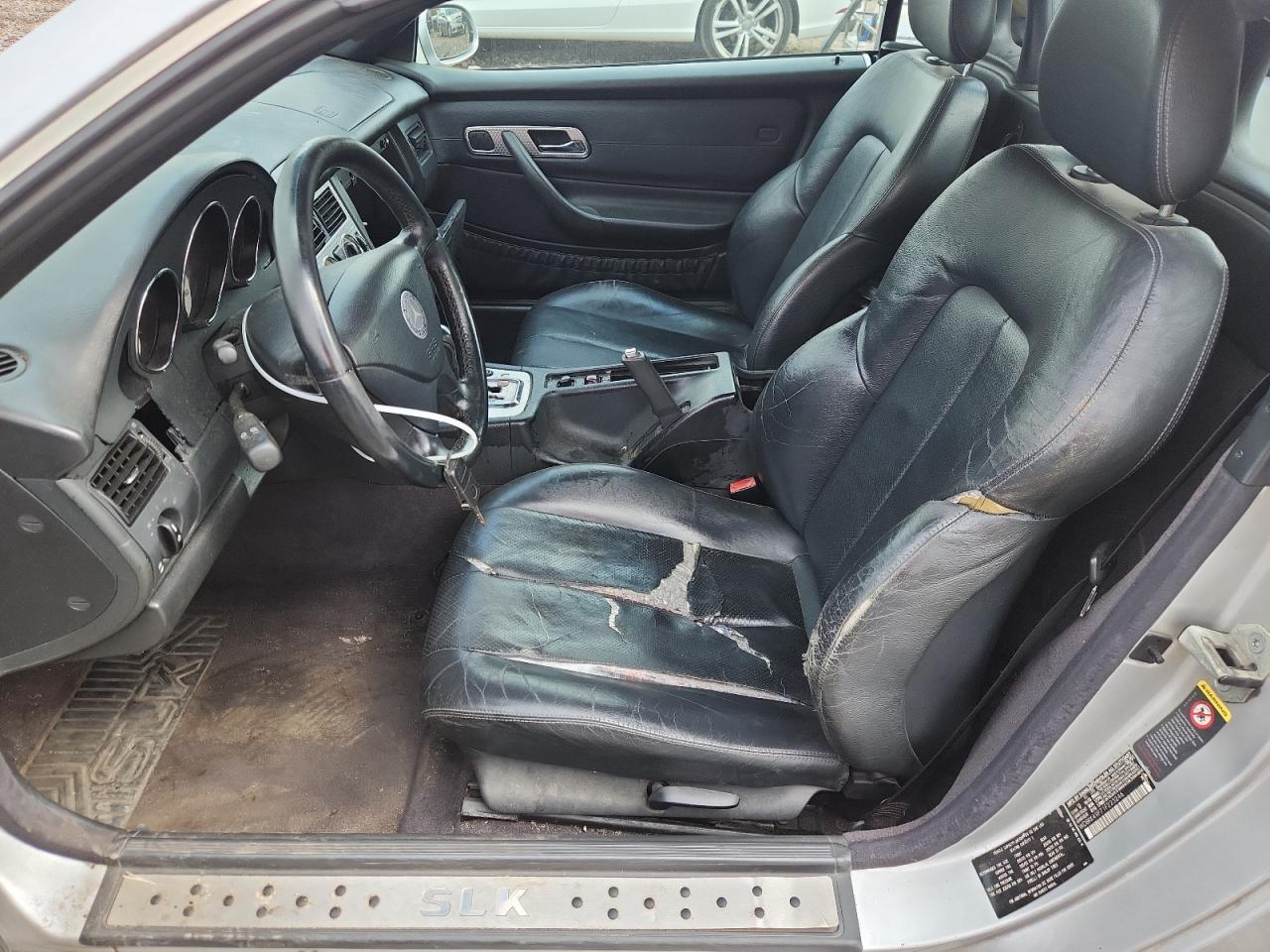 2001 Mercedes-benz Slk 230 Kompressor Silver vin: WDBKK49F71F223246