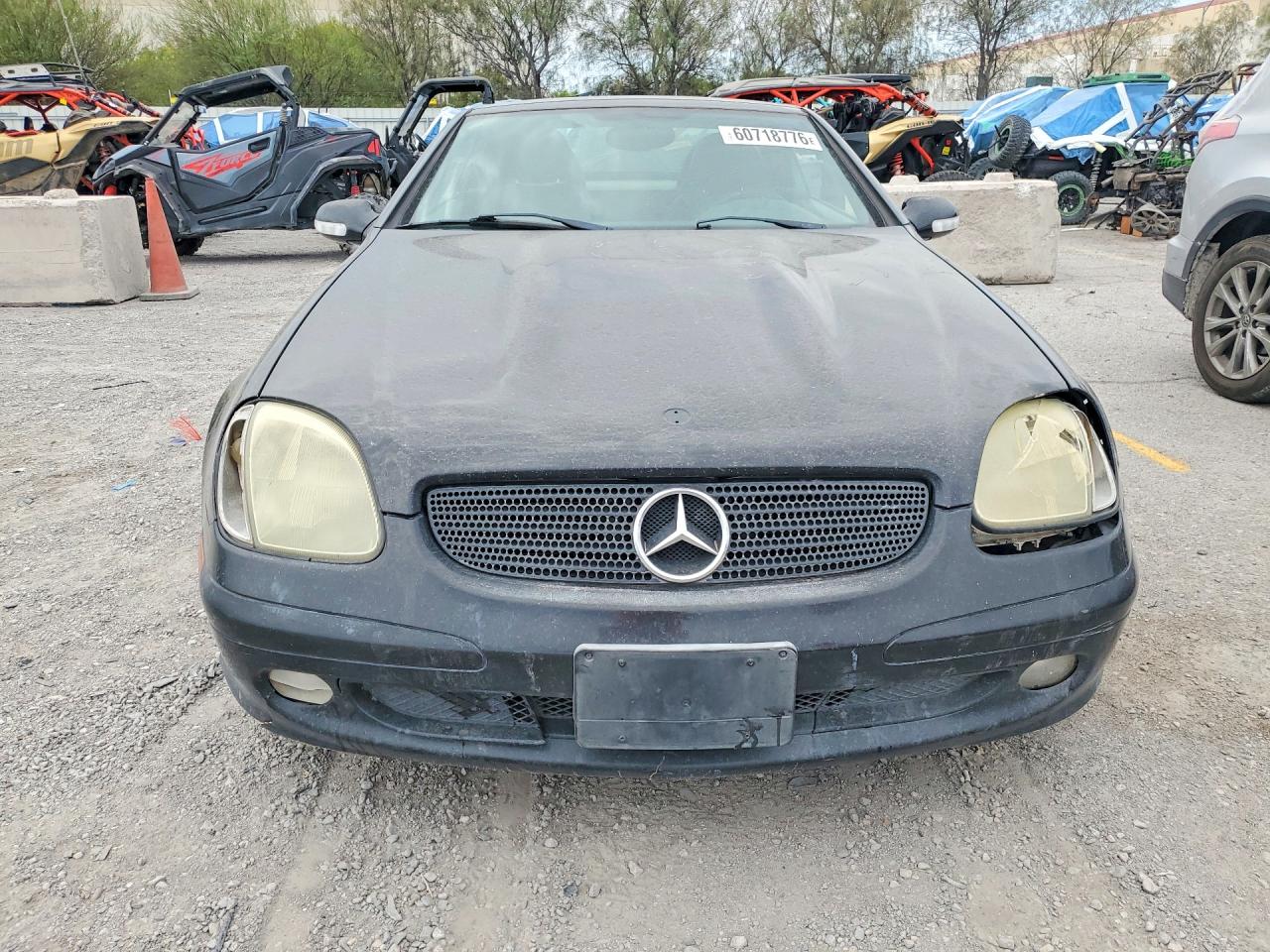 2001 Mercedes-benz Slk 230 Kompressor Black vin: WDBKK49F81F179032