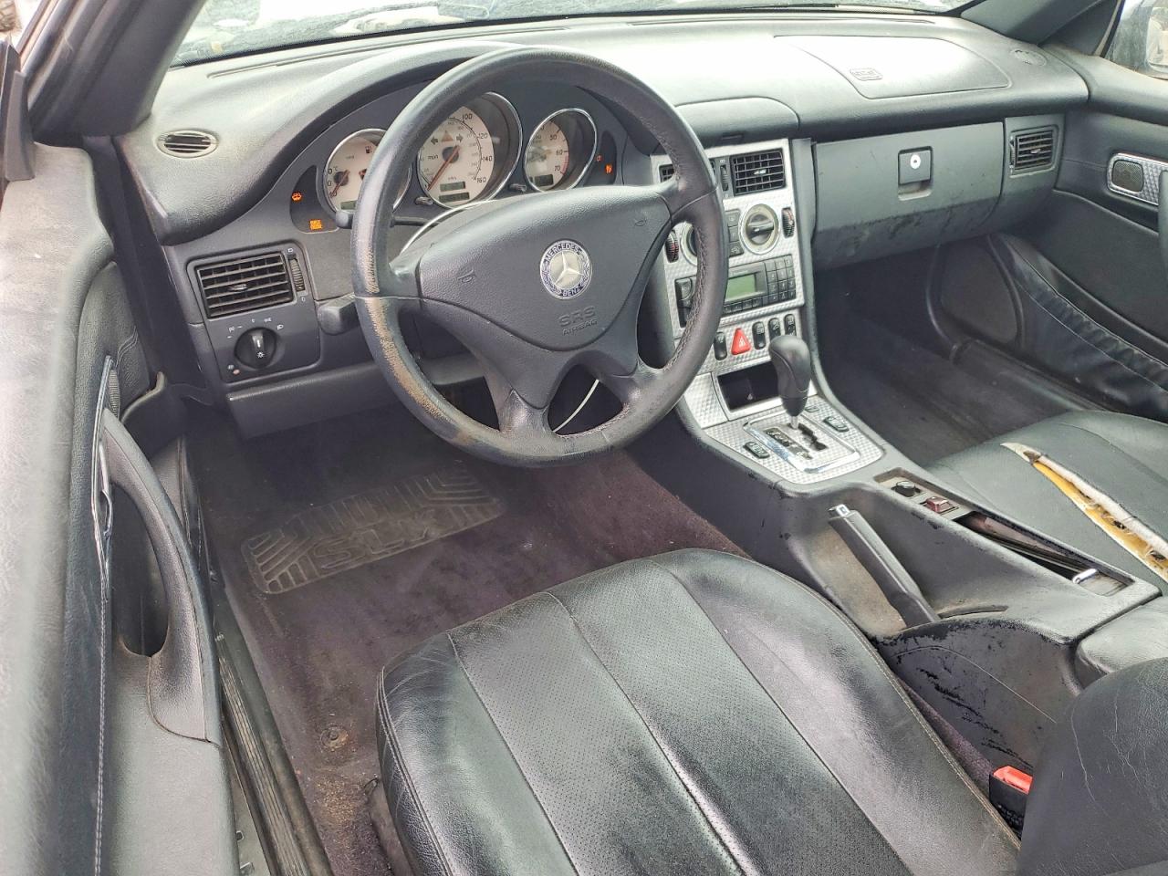 2001 Mercedes-benz Slk 230 Kompressor Black vin: WDBKK49F81F179032