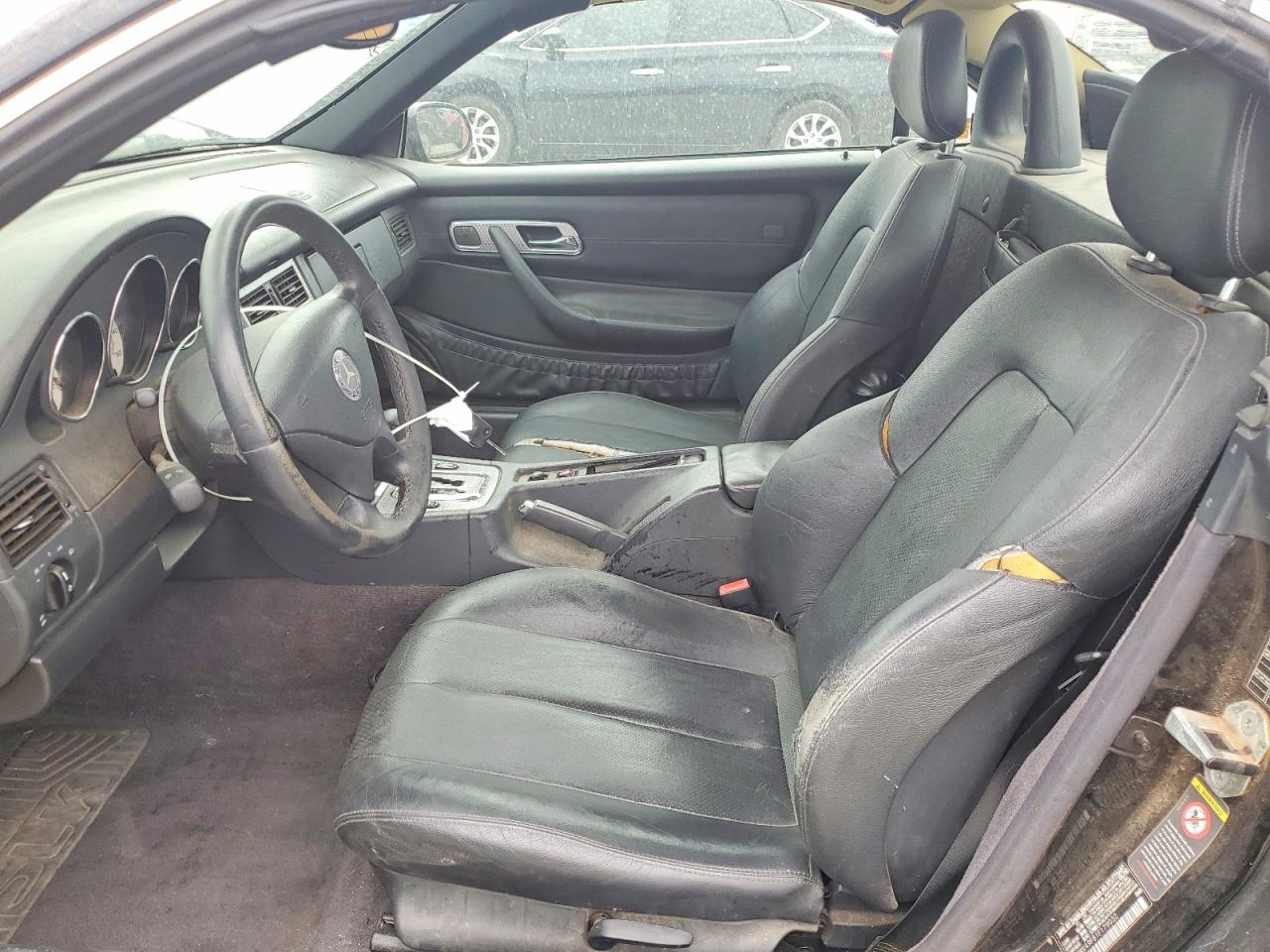 2001 Mercedes-benz Slk 230 Kompressor Black vin: WDBKK49F81F179032