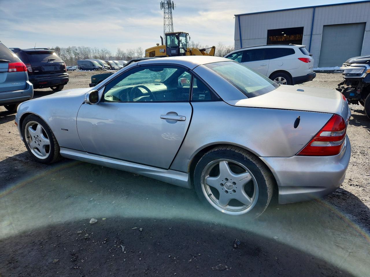 2001 Mercedes-benz Slk 230 Kompressor Silver vin: WDBKK49F81F185462
