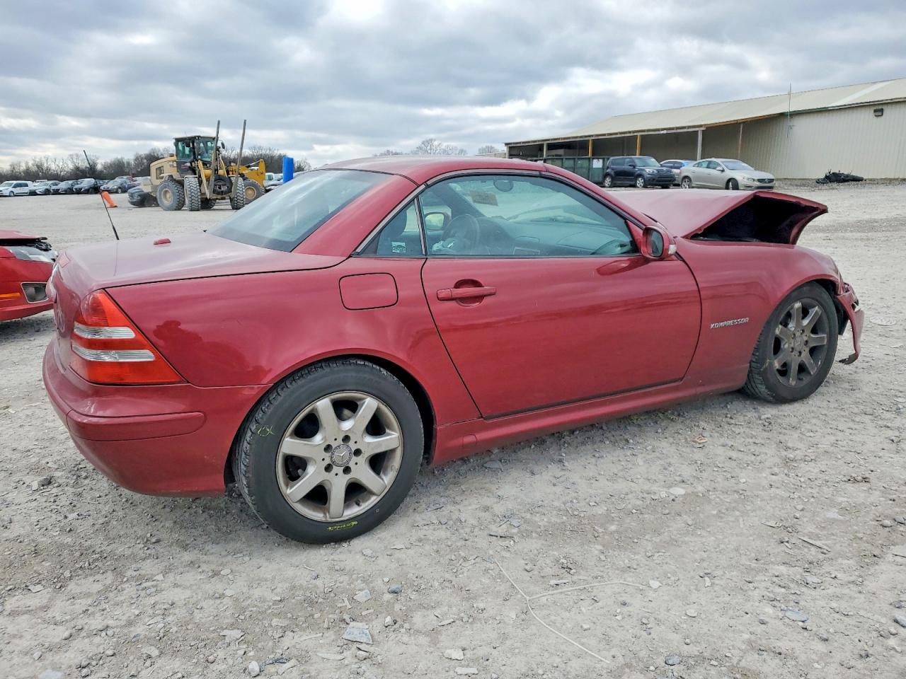 2001 Mercedes-benz Slk 230 Kompressor Red vin: WDBKK49F81F187339
