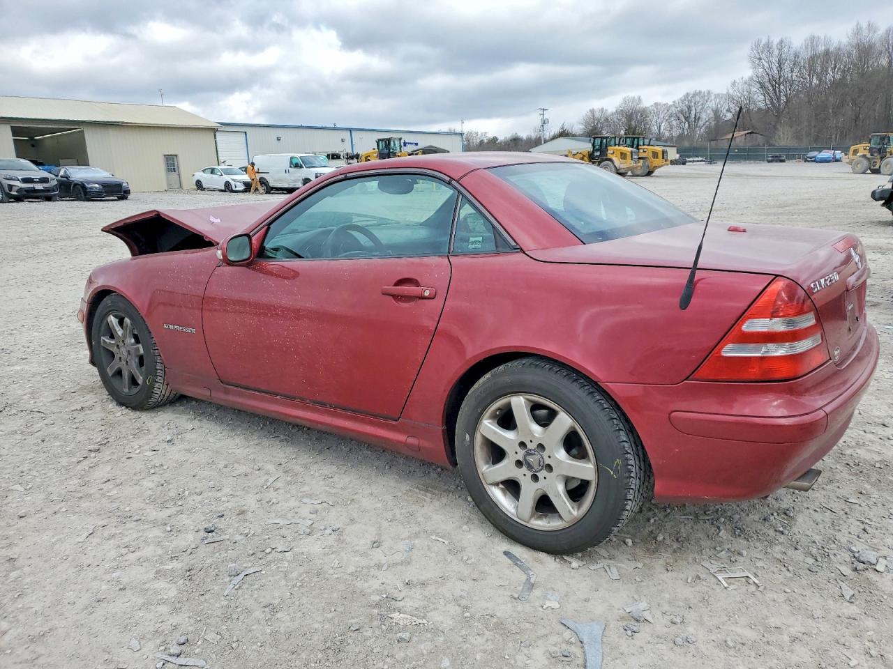 2001 Mercedes-benz Slk 230 Kompressor Red vin: WDBKK49F81F187339