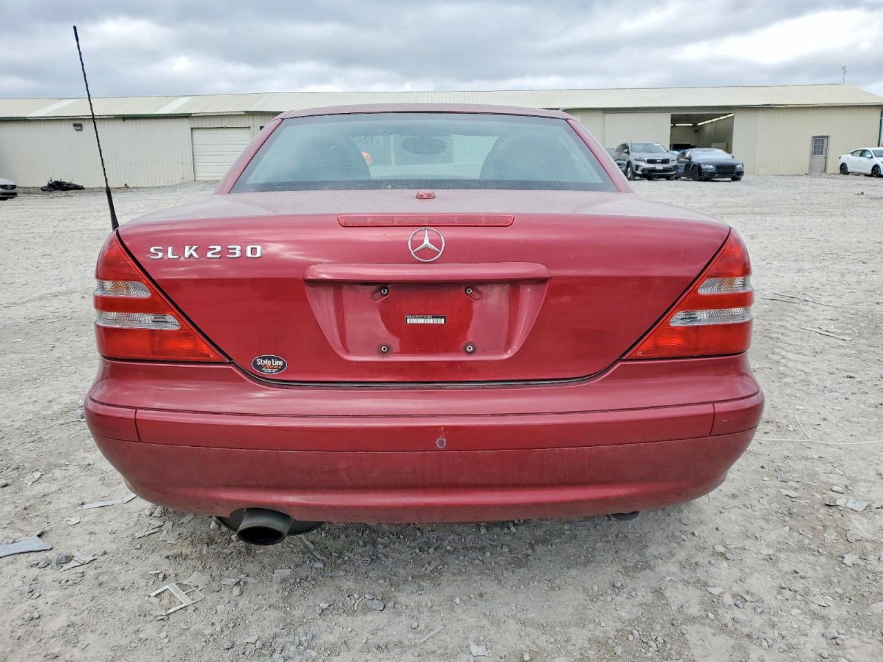 2001 Mercedes-benz Slk 230 Kompressor Red vin: WDBKK49F81F187339