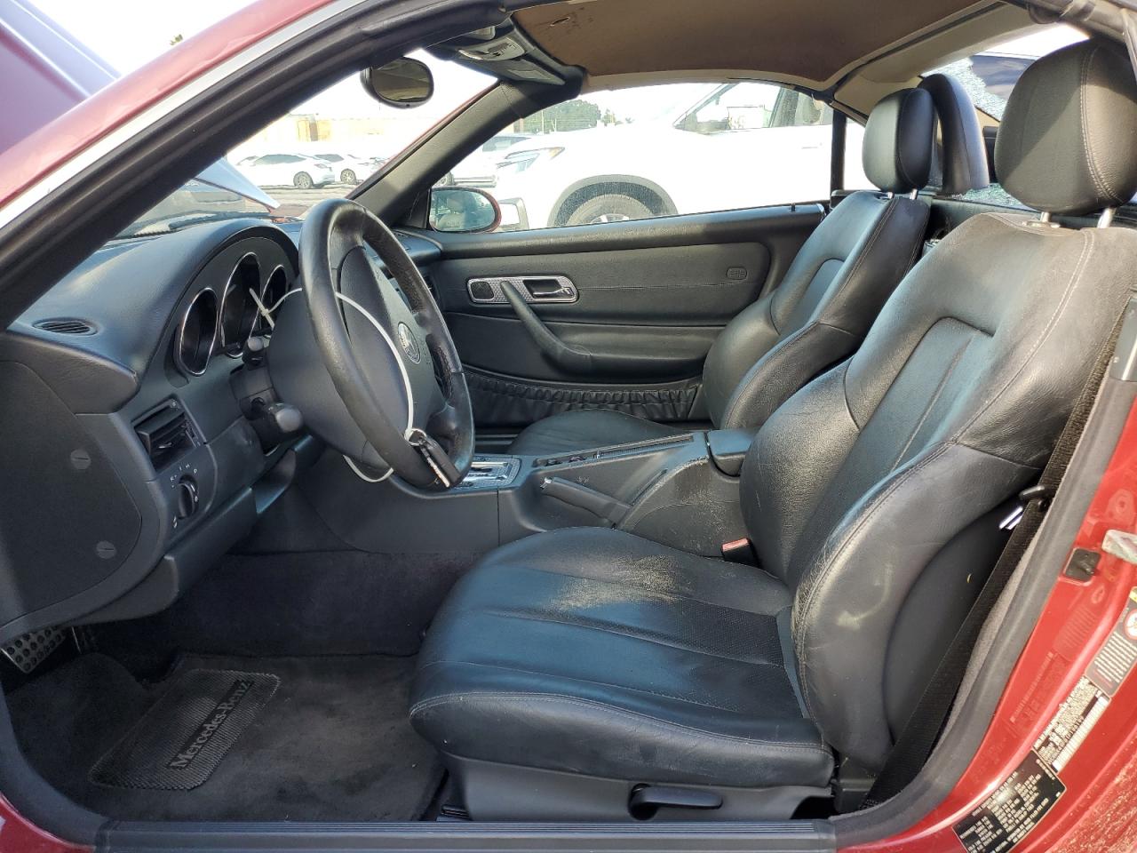 2001 Mercedes-benz Slk 230 Kompressor Burgundy vin: WDBKK49F81F196199