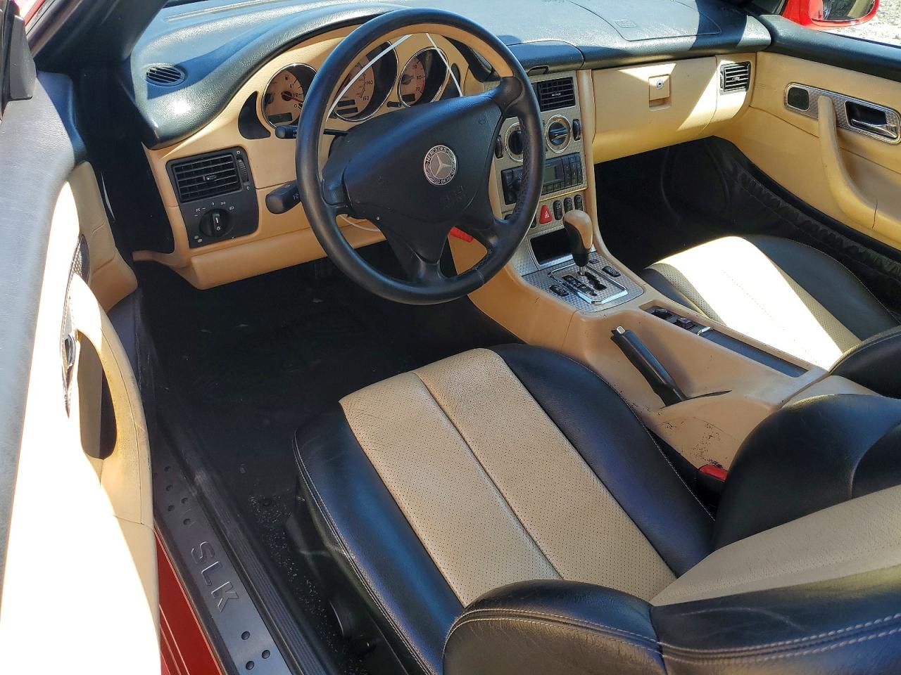 2001 Mercedes-benz Slk 230 Kompressor Red vin: WDBKK49F81F225345