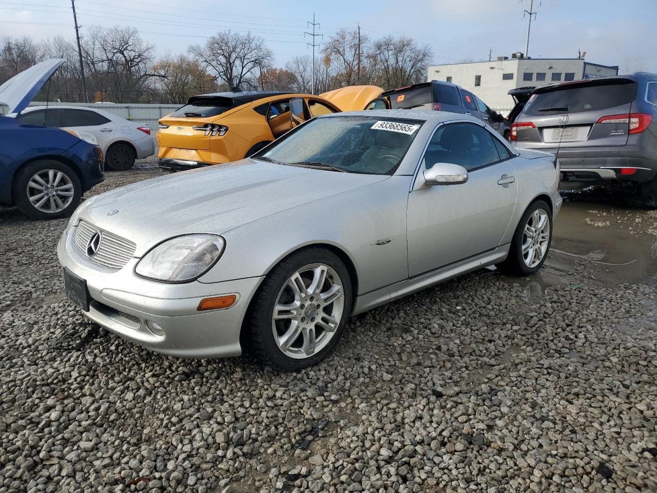 2004 Mercedes-benz Slk 230 Kompressor Silver vin: WDBKK49F84F306804