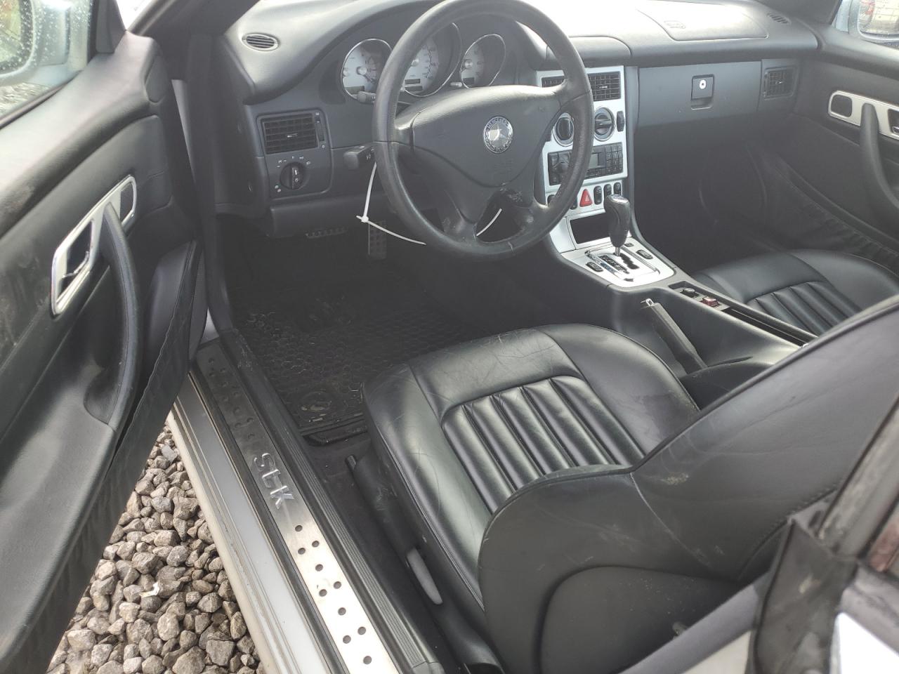 2004 Mercedes-benz Slk 230 Kompressor Silver vin: WDBKK49F84F306804