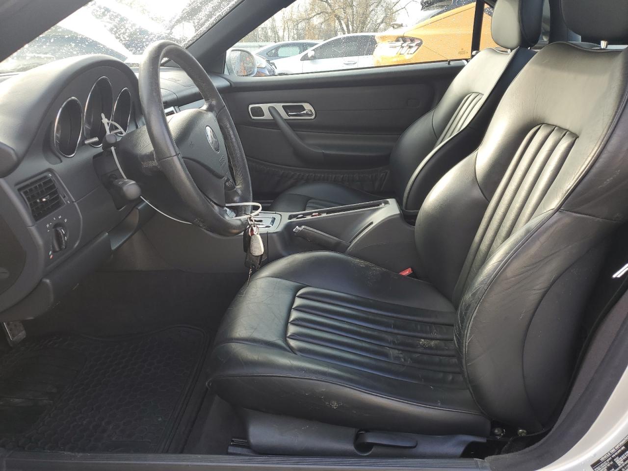 2004 Mercedes-benz Slk 230 Kompressor Silver vin: WDBKK49F84F306804