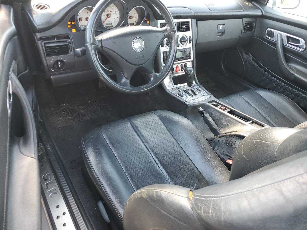 2001 Mercedes-benz Slk 230 Kompressor Silver vin: WDBKK49F91F187494