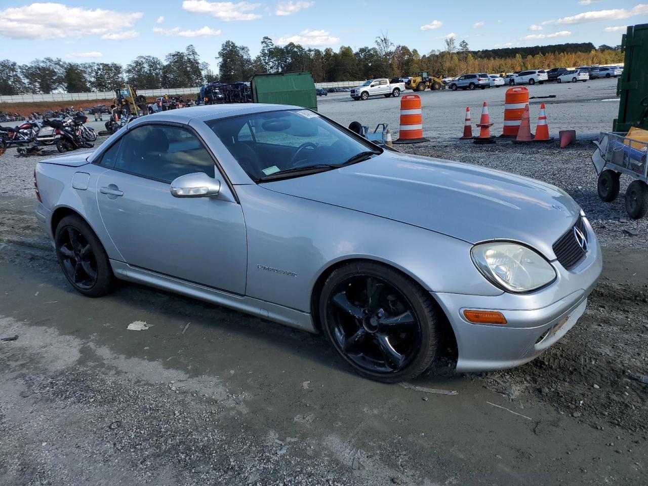 2001 Mercedes-benz Slk 230 Kompressor Silver vin: WDBKK49F91F187494