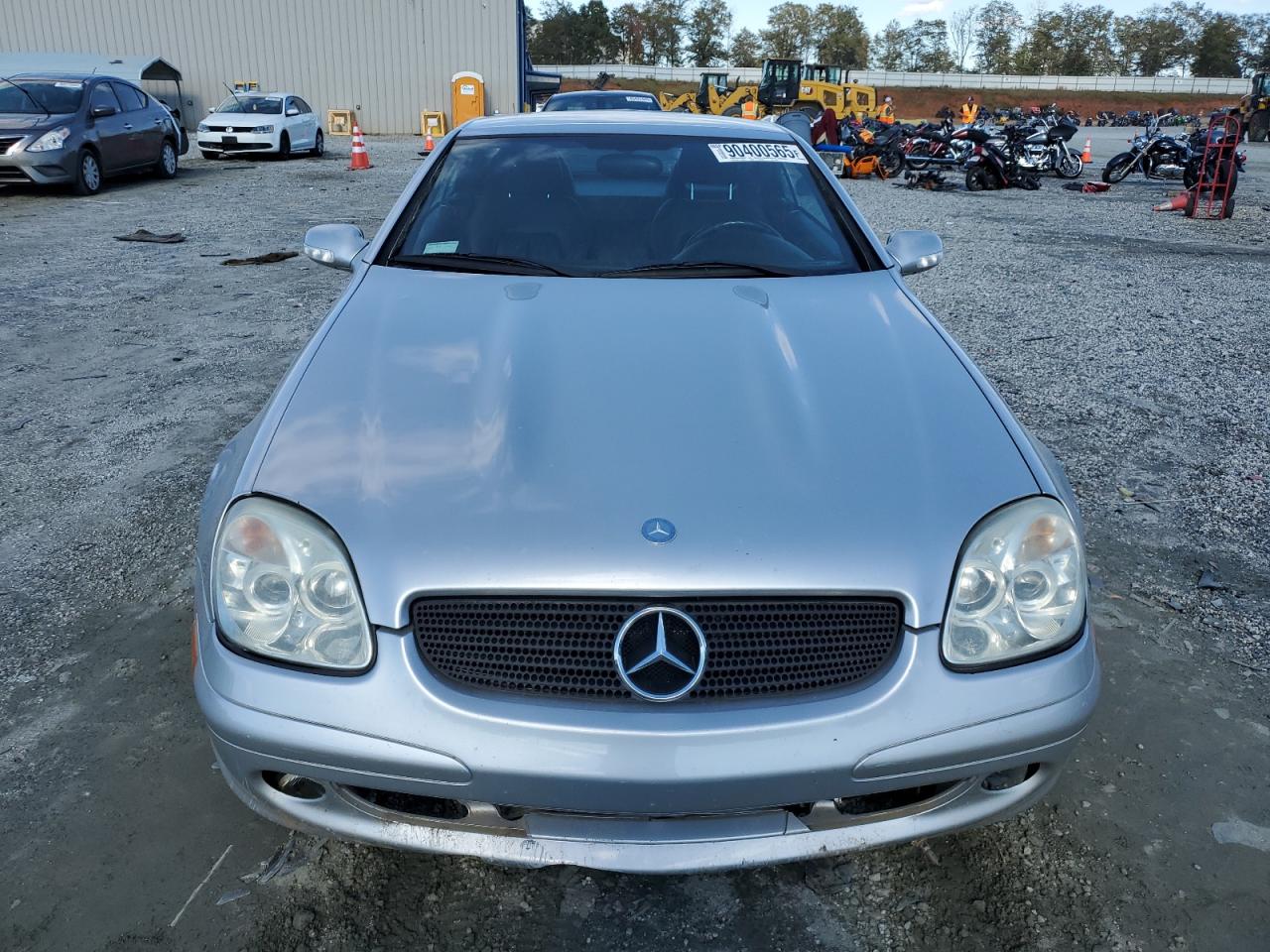 2001 Mercedes-benz Slk 230 Kompressor Silver vin: WDBKK49F91F187494