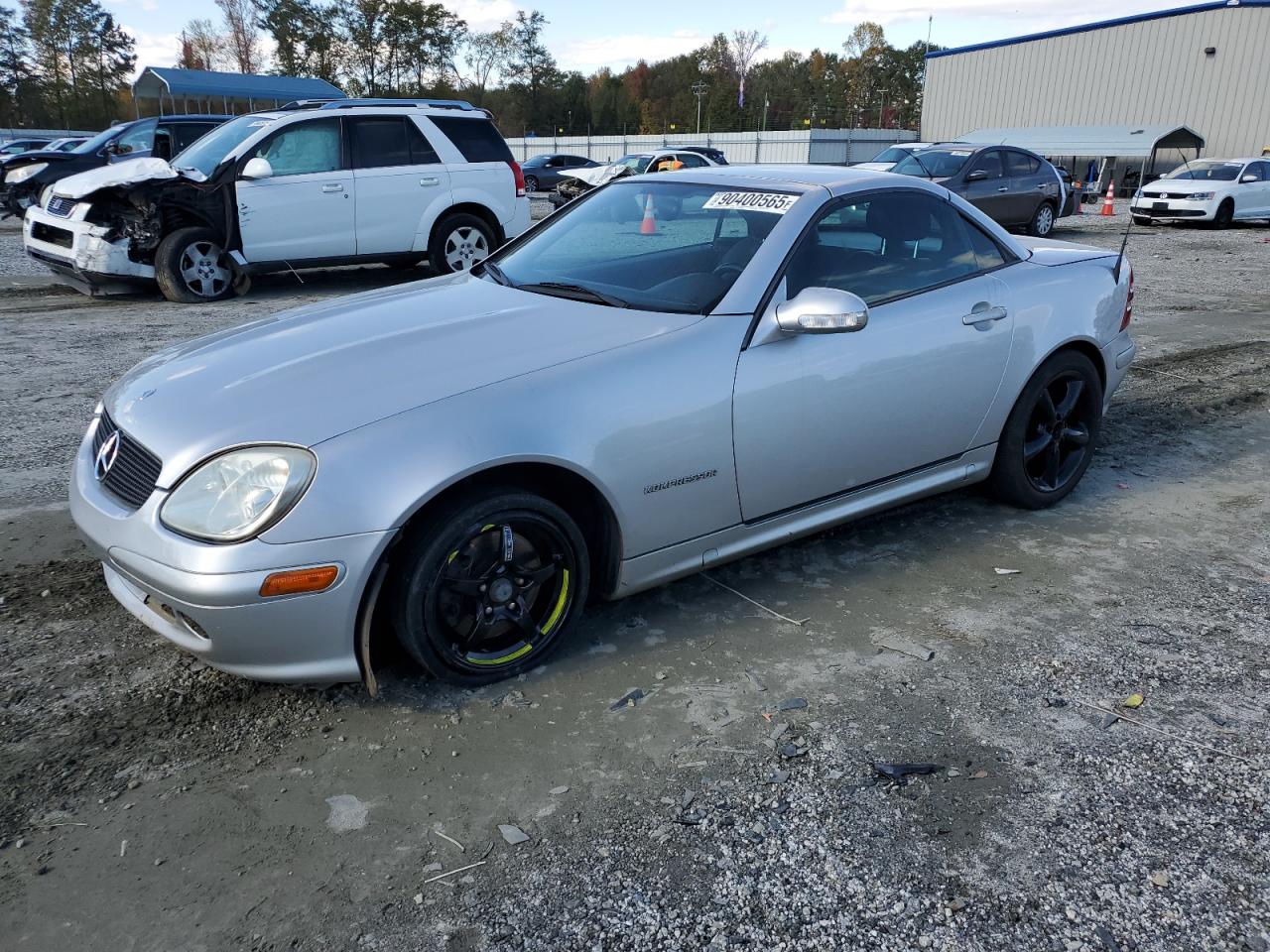 2001 Mercedes-benz Slk 230 Kompressor Серебряный vin: WDBKK49F91F187494