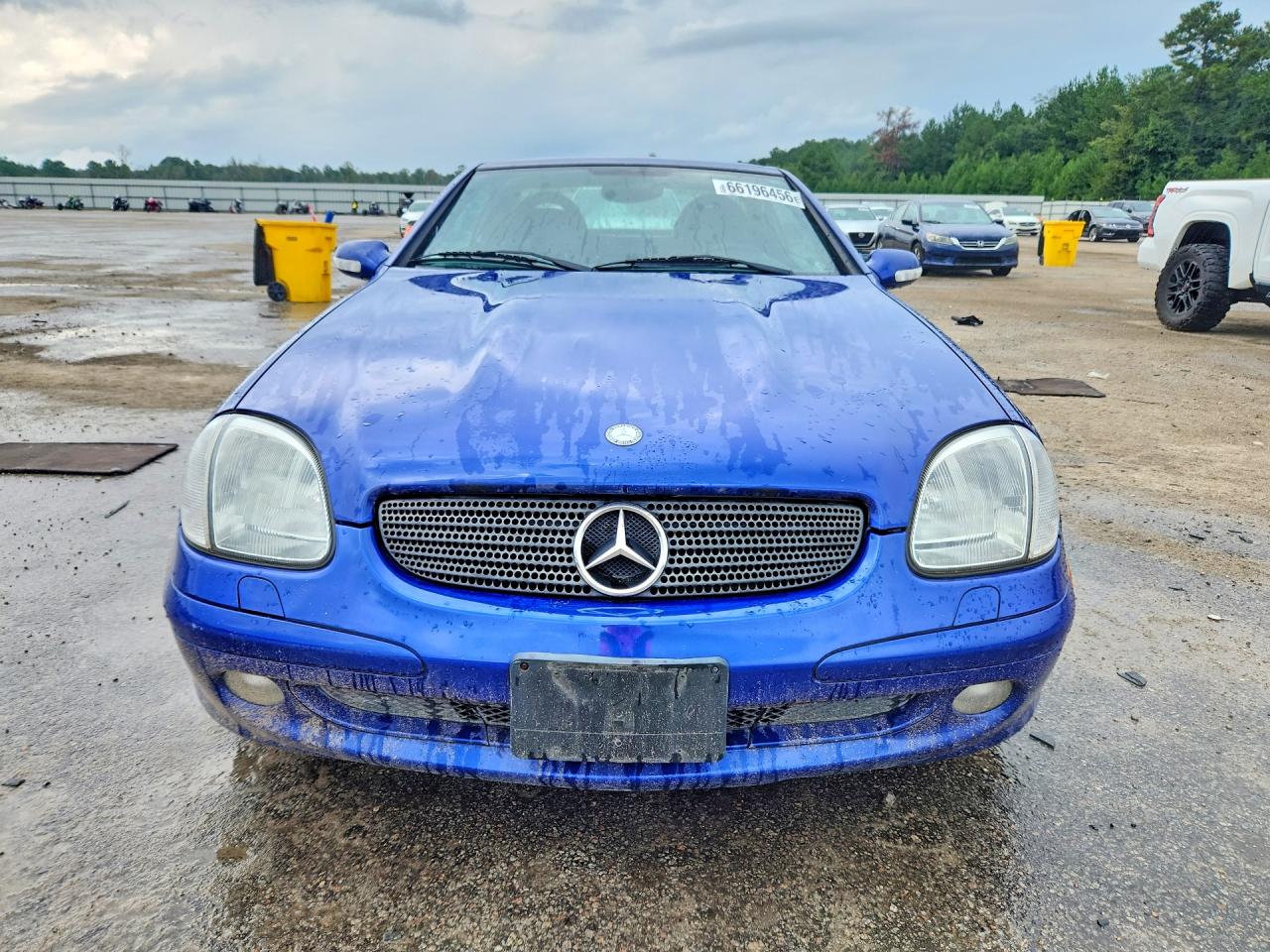 2002 Mercedes-benz Slk 230 Kompressor Blue vin: WDBKK49F92F269257