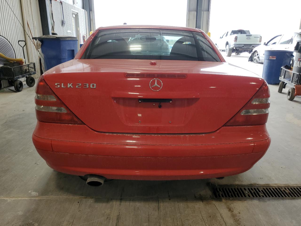 2004 Mercedes-benz Slk 230 Kompressor Red vin: WDBKK49F94F299314