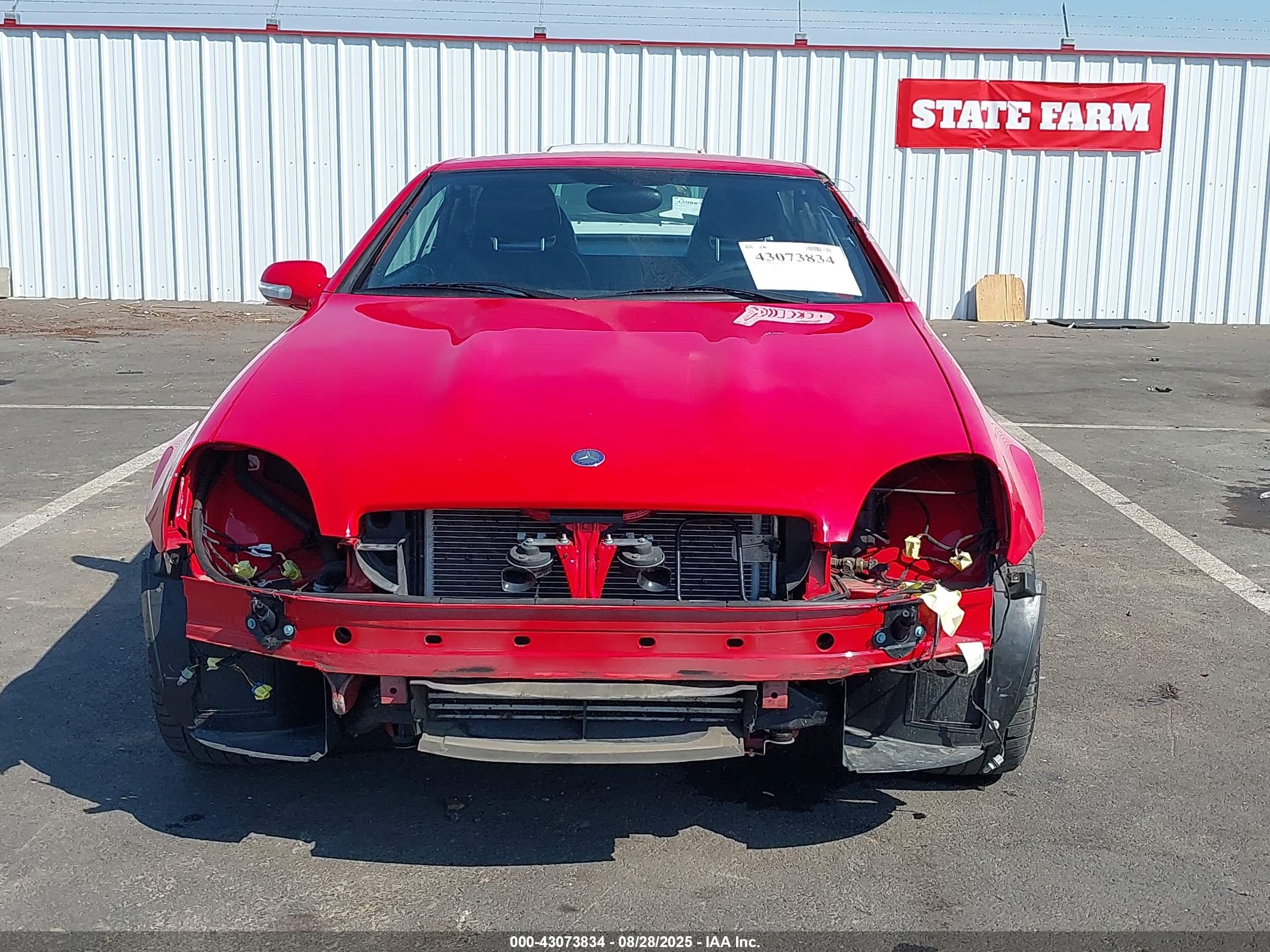 2001 Mercedes-benz Slk 230 Kompressor Red vin: WDBKK49FX1F171997